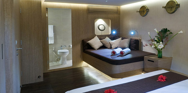 All cabins, such as the Superlux, have spacious floors plans designed for comfort and tranquility. Photo by Didi Lotze