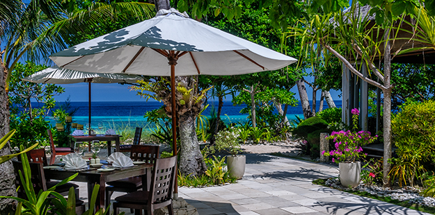A short time after landing you will enjoy lunch at Wakatobi and the start to your vacation. Photo by Didi Lotze