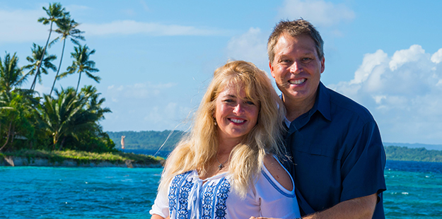 Shannon and Mathis Weatherall celebrated their anniversary at Wakatobi Resort in June 2016 and enjoyed the Bali stopovers our team arranged before and after their trip. Photo by Wakatobi Resort