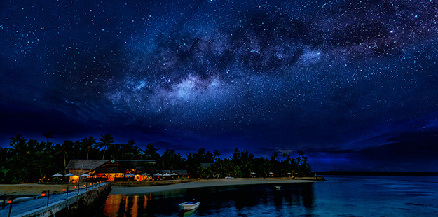 The night sky comes alive at Wakatobi Resort. Photo by Didi Lotze