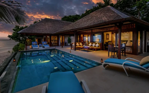 Wakatobi two-bedroom pool villas provided an excellent balance of luxury, comfort, and the ability to entertain guests. 