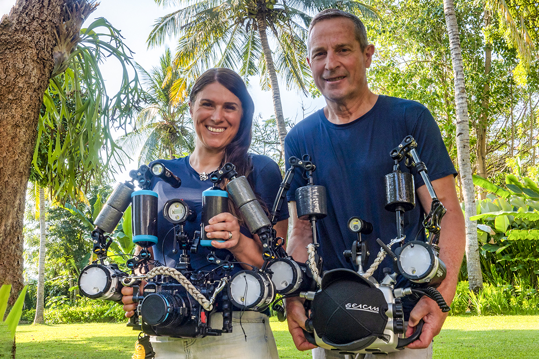 Anita Verde and Peter Marshall at Wakatobi.